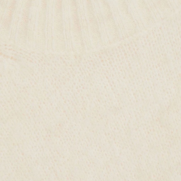 VINCE  Alpaca Blend Tunic Sweater - Off White - Picture 3 of 10